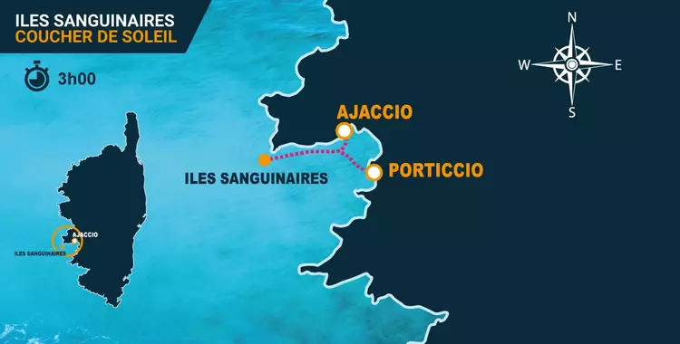 Itinéraire Iles Sanguinaires